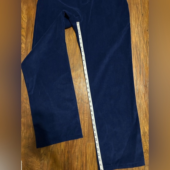Cabana by Crown & Ivy Navy Blue Women’s Size 14 Navy Blue Corduroy Pants - Picture 5 of 6